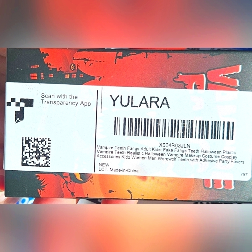 Vampire Teeth Fangs Adult and Kids - Picture 5 of 6